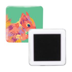 MagBadge Square magnet na ledničku se špendlíkem