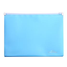 Spisové desky na zip CONCORDE - A4 / pastelová modrá
