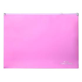 Spisové desky na zip CONCORDE - A4 / pastelová růžová