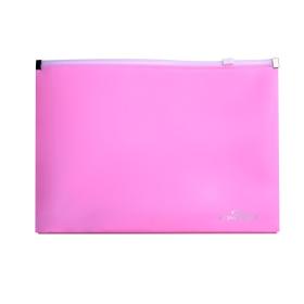 Spisové desky na zip CONCORDE - A5 / pastelová růžová