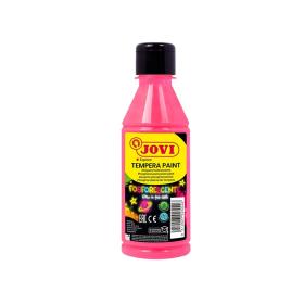 Tekuté temperové barvy JOVI PREMIUM v lahvi - 250 ml / neon růžová