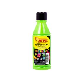 Tekuté temperové barvy JOVI PREMIUM v lahvi - 250 ml / neon zelená