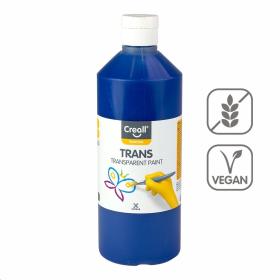 Transparentní barva Creall Trans - 500 ml / modrá