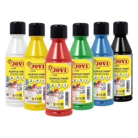 Aktylové barvy JOVI DECOR - 6 x 250 ml