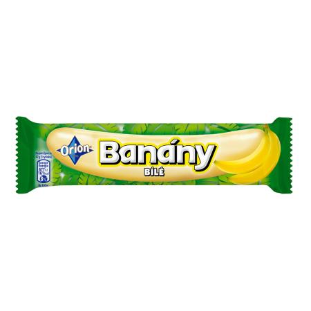 Banány v čokoládě - bílé / 45 g