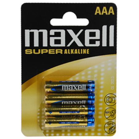 Baterie Maxell AAA Super Alkaline / 4ks