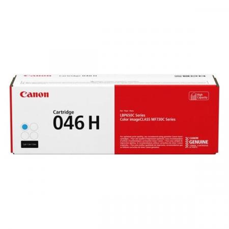 Canon originální toner 046HC, cyan, 5000str., 1253C002, high capacity, Canon LBP654Cx, 653Cdw, MFP735Cx, 634Cdw, 632Cdw, O