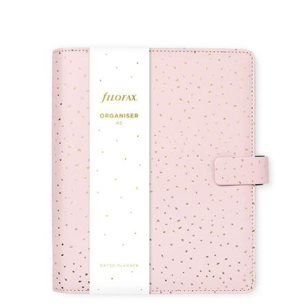 Diář Filofax Confetti A5 / Rose Quartz