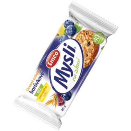 Emco musli sušenky  -  borůvkové / 60 g