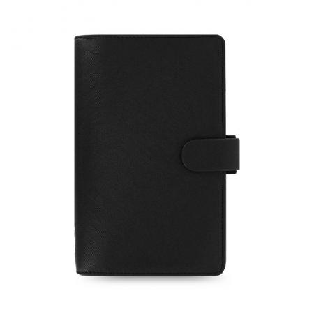 Filofax Saffiano A6 osobní compact týdenní černá