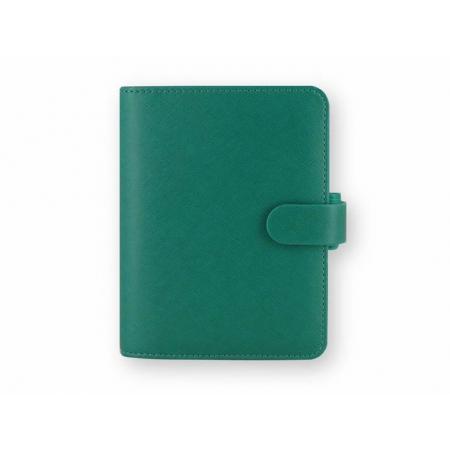 Diář Filofax Saffiano -  kapesní / 81 x 120 mm / akvamarín