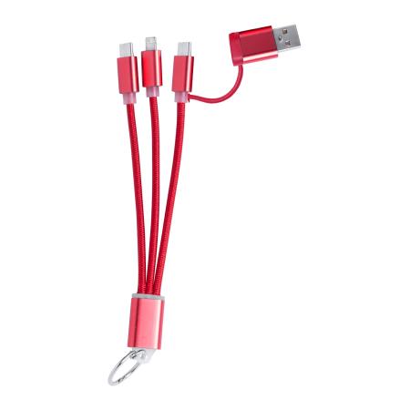 Frecles USB nabíjecí kabel s přívěškem na klíče