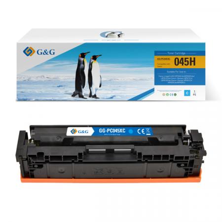 G&G kompatibilní toner s 045HC, cyan, 2200str., NT-PC045XC, pro Canon MF634Cdw, MF632Cdw, LBP612Cdw, LBP611Cn, LBP613Cdw, N