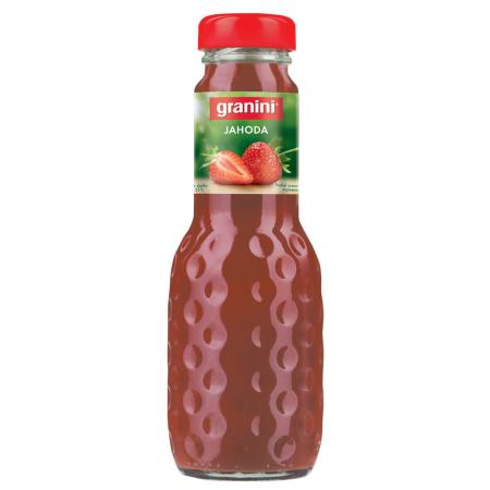 Granini 0,2 l SKLO - jahoda / 100 %