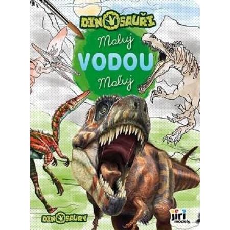 JIRI MODELS Omalovánky Maluj vodou / Dinosauři