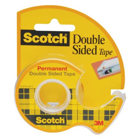 Lepicí páska oboustranná Scotch s odvíječem  -  12 mm x 6,3 m