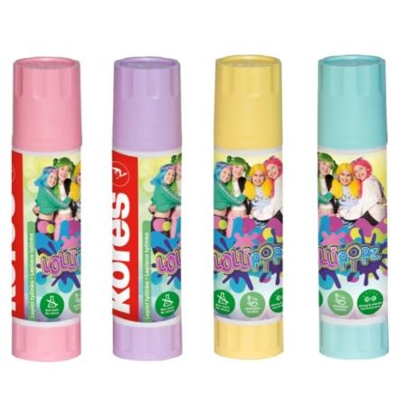 Lepicí tyčinka Kores PASTEL LOLLIPOPZ - 20g / mix barev