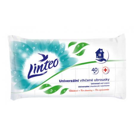 Vlhčené ubrousky Linteo Satin  -  použití pro domácnost / 40 ks