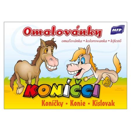 Omalovánky A5 - Koníčci