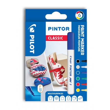 Popisovač Pilot Pintor - Classic / 6 ks