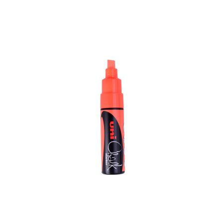 Popisovač křídový UNI Chalk Marker PWE-8K - fluo oranžová