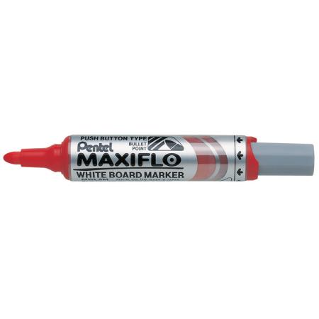 Popisovač Pentel MAXIFLO MWL5M  -  červená