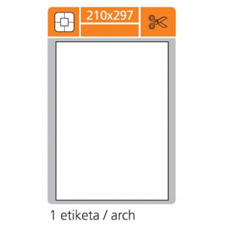 Print etikety A4 PLUS pro laserový a inkoustový tisk - 210 x 297 mm (1 etiketa / arch)