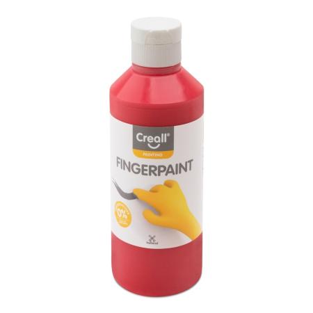 Prstové barvy Creall Happy - červená / 250 ml