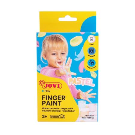 Prstové barvy JOVI - Pastel 6 x 35 ml