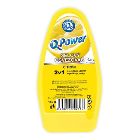 Osvěžovače gelové Q-Power - citron