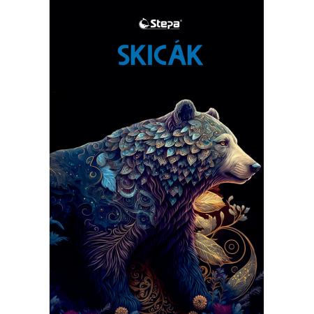 Skicák - A3 / 20 listů / černý vnitřek