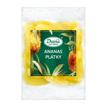 Sušené ovoce a oříšky - ananas plátky