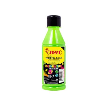 Tekuté temperové barvy JOVI PREMIUM v lahvi - 250 ml / neon zelená