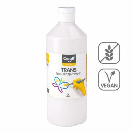 Transparentní barva Creall Trans - 500 ml / bílá